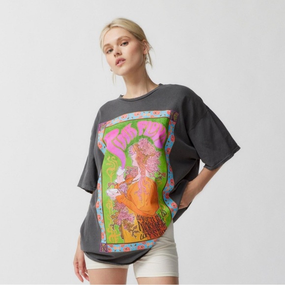 Urban Outfitters Tops - 🆕 Oversized Pink Floyd London Tour T-Shirt Dress Size L / XL